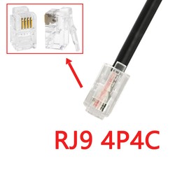 HTGuoji RS232 DB9 to RJ9 Adapter Cable, DB9pin To 4P4C Ethernet Console Cable For Routers And Switches Quick Connection, 1.5 Metres