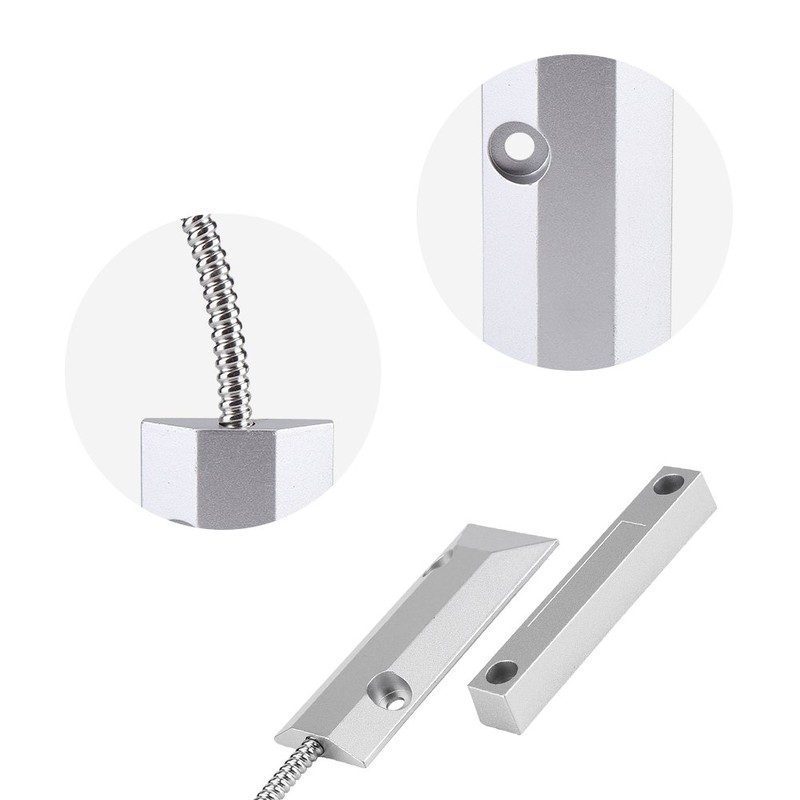 GOTOTOP Magnetic Detecting Contacts Door Window Magnetic Contact Wired Sensor