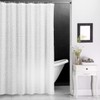 IGINOA Shower Curtain 180 x 200 cm Transparent White Anti-Mould