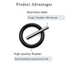 NITAIUN 28 Pcs Replacement Pin and O-Ring, 4 mm Impact