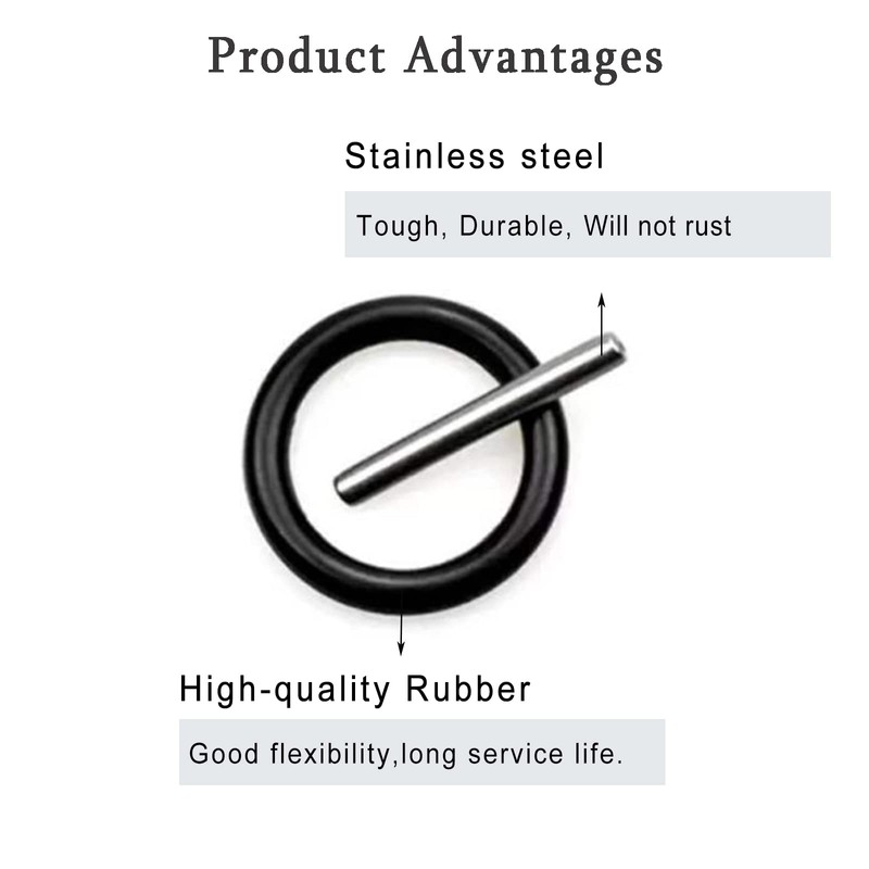 NITAIUN 28 Pcs Replacement Pin and O-Ring, 4 mm Impact