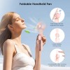 Ohjoin 4 IN 1 Portable Mini Handheld Fan,Personal Foldable Pocket