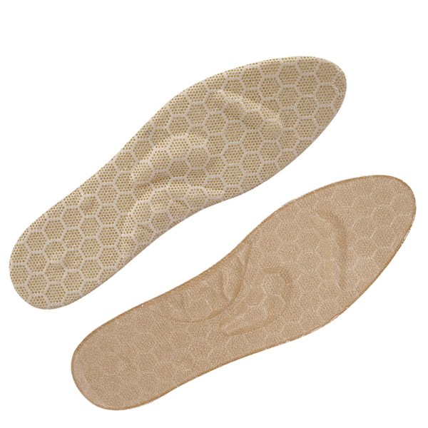 Beavorty 1Pair Shock Absorbing Shoe Inserts with Massage Particles Durable