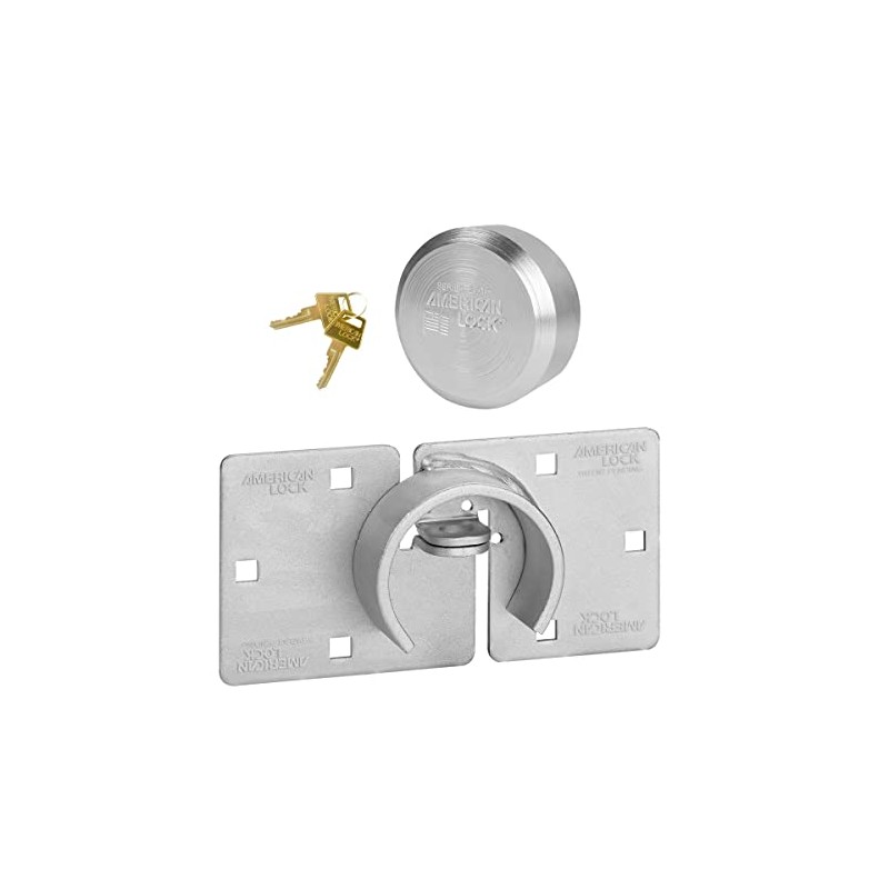 American/Master Lock (1) Hidden Shackle Lock and Hasp Combo A801-