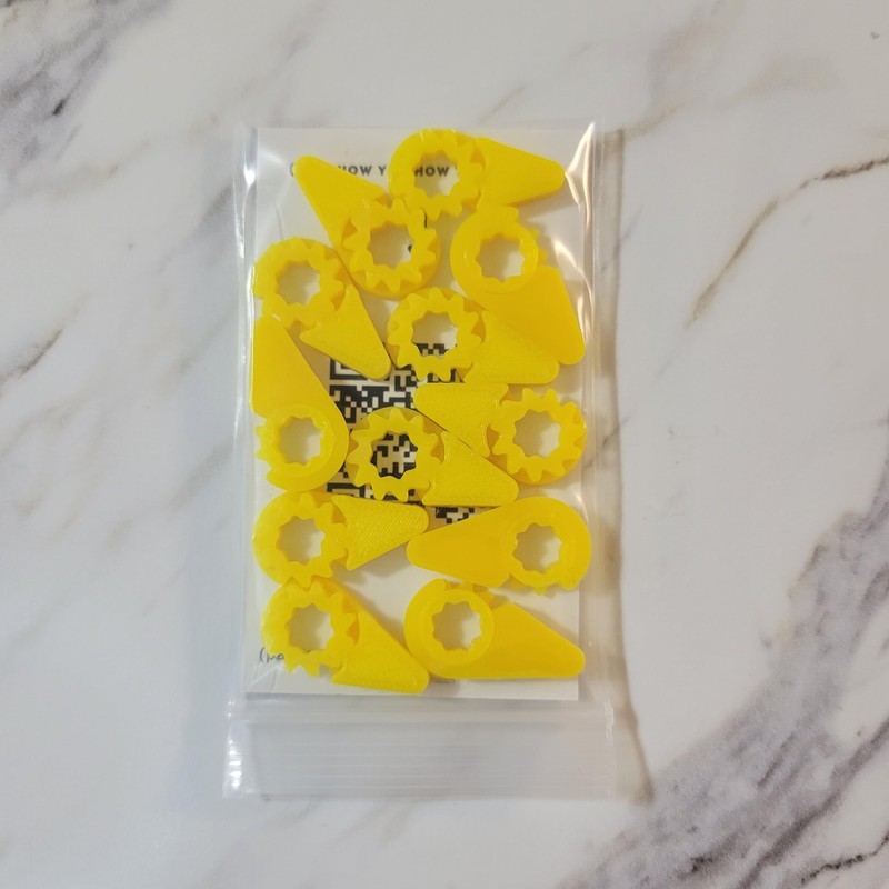 RATCHET LOCKS (Yellow) - Lug Locks for Drums & Percussion