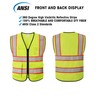 TOURGO Safety Vest Meets ANSI Class 2 Standards with Pockets,