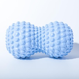 Bola de masaje de cacahuete, Bola de masaje de doble lacrosse de cacahuete para espalda,bola de terapia de masaje de yoga,Rodillo de bola de masaje doble de tejido profundo,Aliviar la tensión muscular