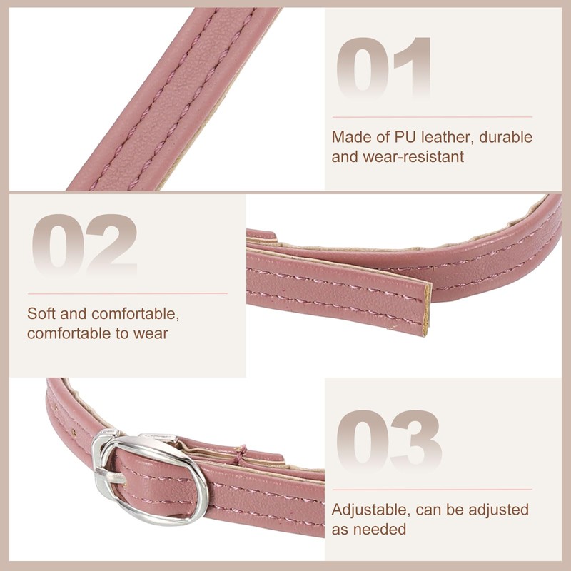 uxcell 3 Pair Replacement Ankle Strap for Heels Detachable Shoe