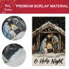 Christmas Holy Night Garden Flags 12x18 Double Sided- Xmas Jesus