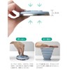 happkau Folding Cup, Set of 2, Folding Cup with Lid,
