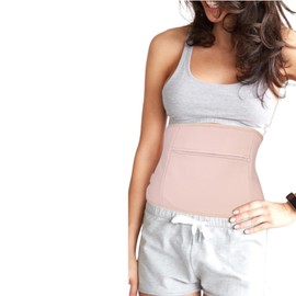 RRRIOT RRRIOT Castor Oil Pack Castor Oil Compress Packs Adjustable Lose Weight Essential Oil Belt Reusable Health Care Men Women for Bowel-Pink