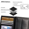 Hans Kniebes Men's Leather Wallet in Portrait Format with 11