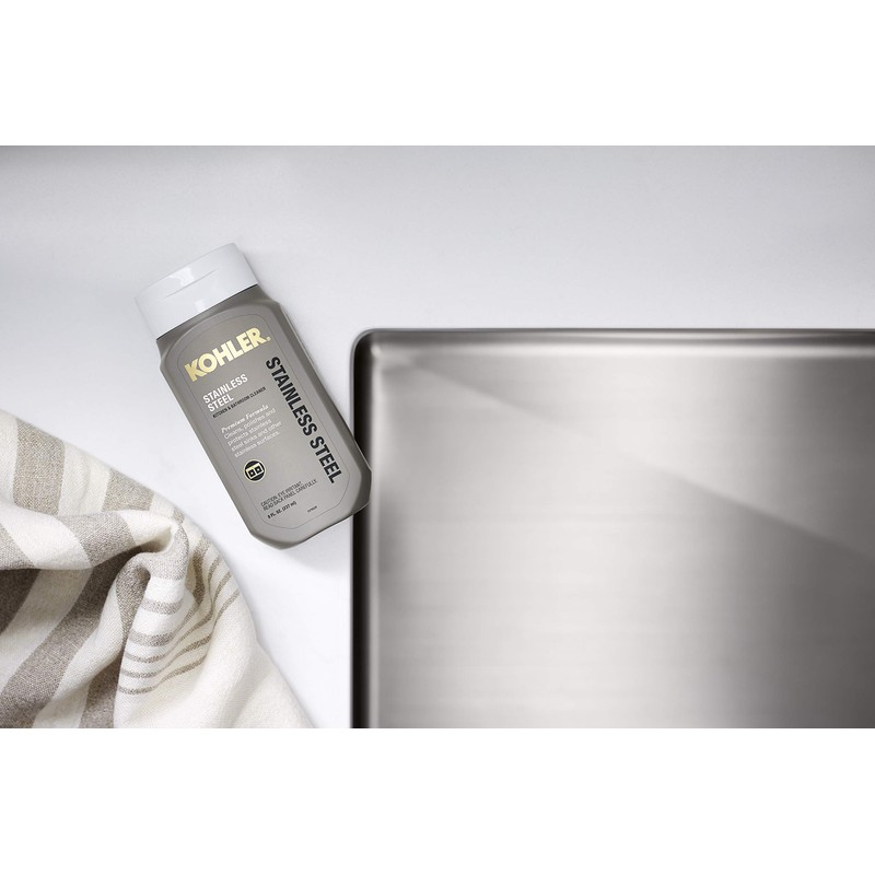 Kohler K-23729-NA Stainless Steel Cleaner, 8 FL Oz