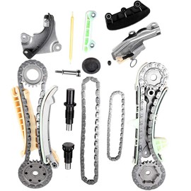 GDSMOTU Timing Chain Kit 1997-2010 for Ford Explorer 2005-2010 for Mustang 2001-2010 for Ranger 2001-2010 for Mazda B4000 1998-2010 for Mercury Mountaineer V6 4.0L Replaces# TK428 KT4038S TS20395