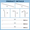 SEPLY 9 Pack Pressure Washer Extension Wand, Stainless Steel Power