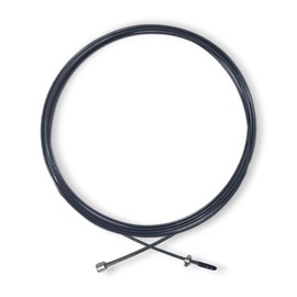 CATGRIPS Premium Crossfit Skipping Rope Replacement for Jump Rope, Coated Steel Crossfit Skipping Rope, 2.4 mm Cable, Jumping Rope, Tangle-Free (Dark Grey)