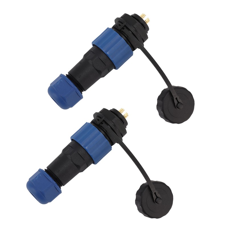 2Pcs SD16 IP68 Waterproof Aviation Connector SD16 Female Plug Male