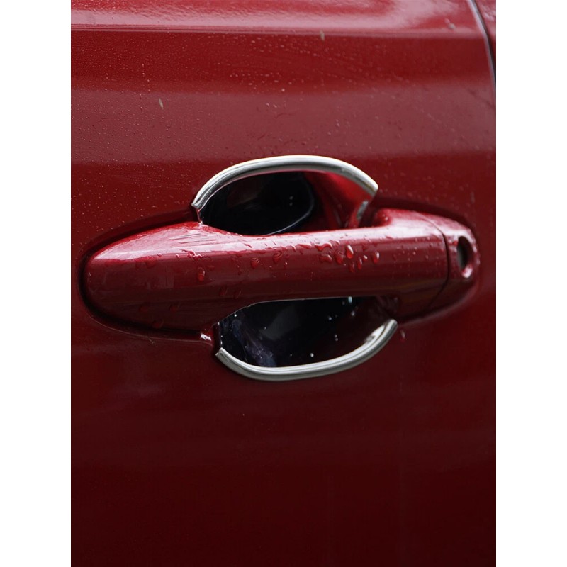 autotrim000 For Toyota Tacoma 2016-2023 Chrome Side Door Handle Bowl