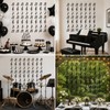 8 Pcs Music Notes Party Decorations, Musical Note Hanging Swirl,