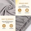 4Pcs Dining Chair Back Covers Elastic Polyester Chair Back Protective