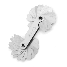 4pcs Stainless Steel Radius Fillet Gauge Concave Convex Measuring Tool R0.3-1.5/ R1-6.5/ R7-14.5/ R15-25