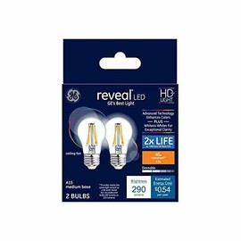 GE Reveal 40-Watt EQ A15 Color-Enhancin