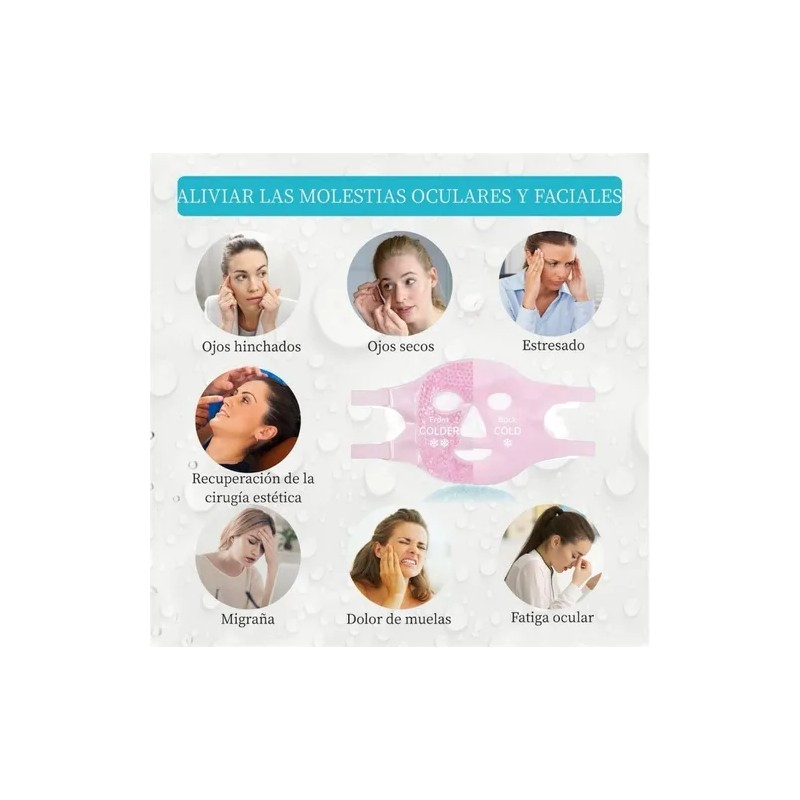 Mascarilla Facial De Hydrogel Relajante Cuidado De Rostro