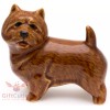 Porcelain Figurine of the Norwich Terrier Dog