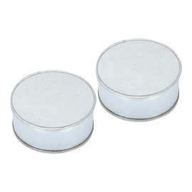 PATIKIL 4 Inch Metal Tee Cap, 2 Pcs Galvanized Steel Duct End Cap Dry Vent Cover Ducting Sealing Tee Plug for HVAC Systems Indoor and Outdoor Use