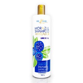 NE KANE CAPILAR Shampoo matizador mora azul – Nekane capilar – 960g - elimina visos amarillos en cabello rubio y con canas