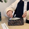 SSyang Pencil case with, Black Floral, pencil case