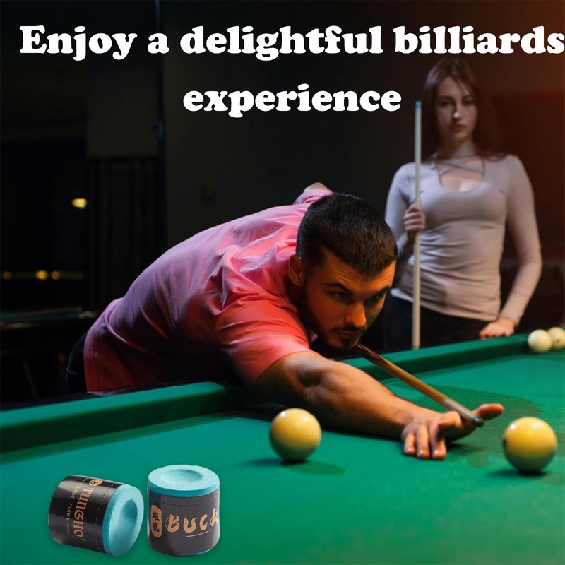 ZQuintuplian 2 Pcs Snooker Chalk, Pool Cue Chalk, Durable, and