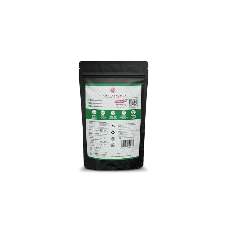 Molienda Sagrada, Té Verde Floral, Infusión con té verde en