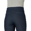 Chic Classic Collection Women's Easy-Fit Elastic-Waist Pant, Dark Shade, 14