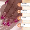 GlamRays Press on Nails Long Square False Nails Shiny Bright