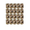 HALJIA 20 PCS M6 * 12MM Barrel Nuts Dowels Slotted