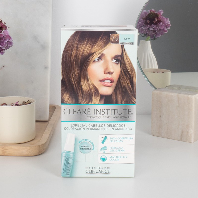 Clinuance Permanent Colouration without Ammonia, Sensitive Hair, 7.0 Blonde, 170