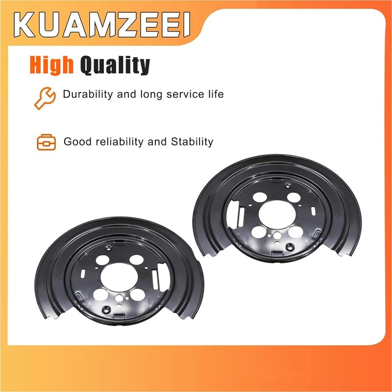 KUAMZEEI 924-235 2Pcs Rear Brake Dust Shield Backing Plate For