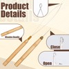 200 PCS Hair Extensions Beads 4mm Silicone Lined Micro Links
