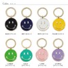 [Standard Factory] Smile Keychain Key Ring Alloy, white