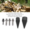 Wood Splitter, Splitting Wood Cone, 32mm 42mm Firewood Splitter with