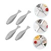 Gatuida 4pcs Stainless Steel Kitchen Tweezers for Hair Removal Multi