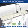 Kitchen Sink Splash Guard Gen2-30" x 6'' Silicone Sink Mat