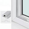 Draft Blocker Weatherstripping for Doors, Windows & Gaps White 8ea