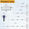 Spike Roller for Self Leveling Cement,9 Inch Screed Spiked Roller
