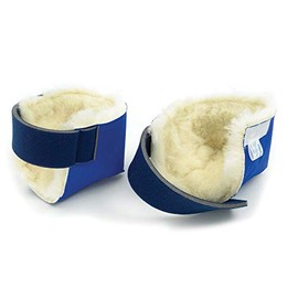 Slippy Heel Protectors - Wool Pile - Helps Prevent Pressure Sores