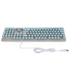 Blue Switch Mechanical Keyboard 104 Keys Backlight Ergonomic Retro Steampunk