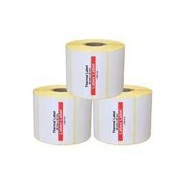 Labex Label - Direct Thermal Labels 60 x 30 mm | Address Labels - Zebra Labels, 3 Rolls of 3,000 Labels - Thermal Printer Labels - 3 Rolls: 3,000 Thermal Label Barcode/Address Thermal Labels
