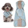 Dog Raincoat Waterproof Adjustable Lightweight Pet Rain Jacket with Safety