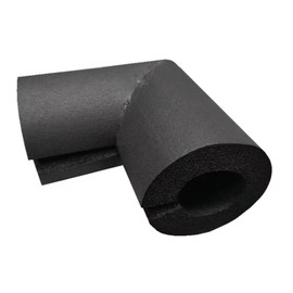 1 Pc 1/2 Inch Rubber Pipe Insulation Pre-Slit Elbow Pipe Insulation Foam Pipe Insulation